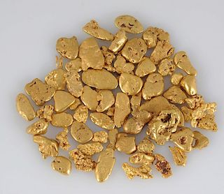 Grouping Of California Gold Nuggets.
