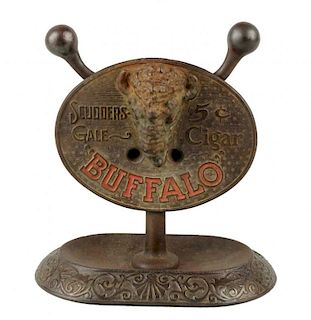 Brunhoff Buffalo 5¢ Cigar Cutter.
