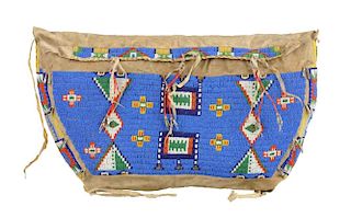 Sioux Beaded Teepee Bag.
