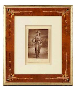 Buffalo Bill Cabinet Card Photograph.