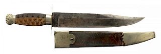 New York Bowie Knife signed Rose.