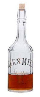 Elk's Milk Pure Rye Whiskey Bottle.