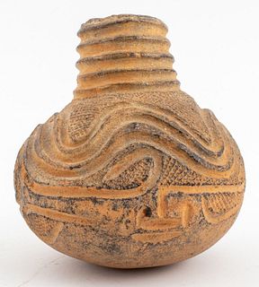 African Mangbetu or Zande Pottery Vessel
