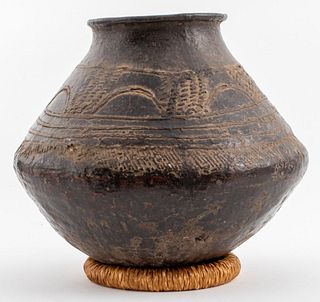 African Bamana Pottery Storage Vessel