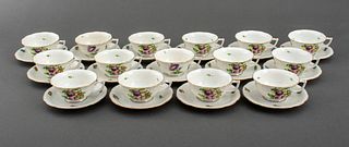 Herend Porcelain "Bouquets" Cups and Saucers 15