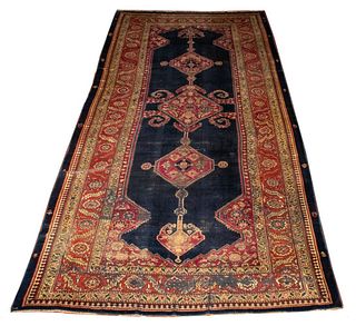 Antique Persian Bidjar Runner Rug, 13' x 6'