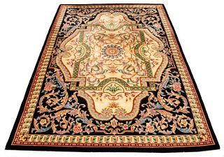 French Louis XIV Savonnerie Manner Rug, 10' x 6'