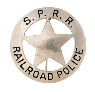 Southern Pacific Railroad Police Badge.