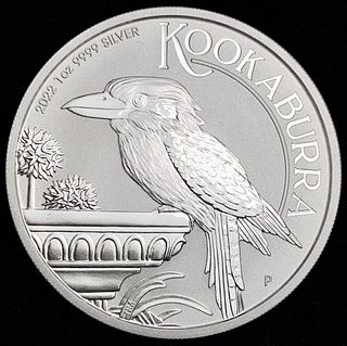 2022 Australia Kookaburra Dollar .9999 Silver 1 ozt