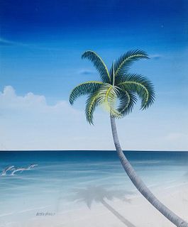 Walter Morias  Original painting on canvas  "Seaside "