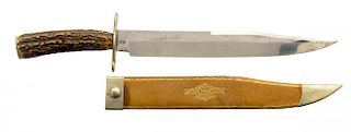English “Real IXL Knife/Hunter’s Companion” Bowie Knife by Wostenholm & Son Washington Works.