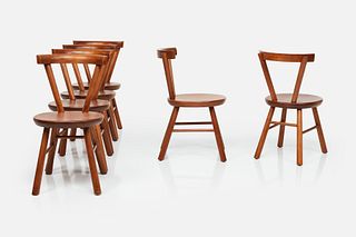 Charlotte Perriand Style, Dining Chairs (6)