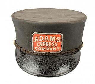 Adams Express Company Employee Hat.