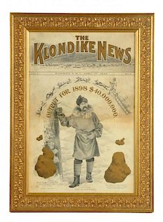 1898 Klondike News Advertising Poster.