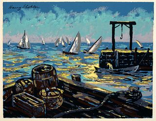 Harry Shokler (1896-1978) 'Sailboats'
