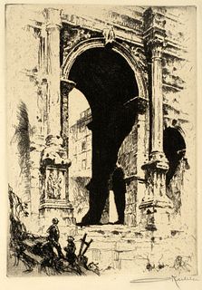 Otto Kuhler (1894-1976) 'Arch of Septimus Severus'