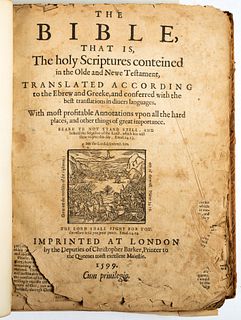1599 Geneva/Breeches Bible