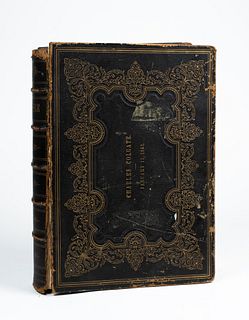 Large 1857 Presentation Bible, Colgate Family