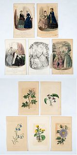 1840's Hand Colored Lithographs