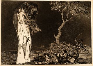 Francisco Goya (1746-1828) 'Disparate de Miedo, plate 2'