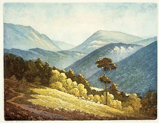 Robert Herdman-Smith (1879-1945) 'In the Grampion Mountains, c.1930'