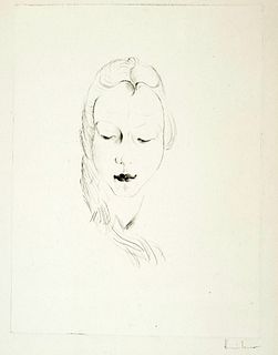 Friedrich (Fritz) Heubner (1886-1974) 'Portrait of a Young Woman ("Madchenkopf")'