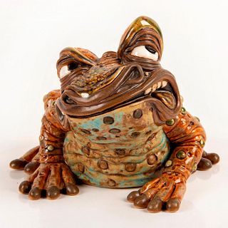 Andrew Hull Pottery Figure, Frederick Frog