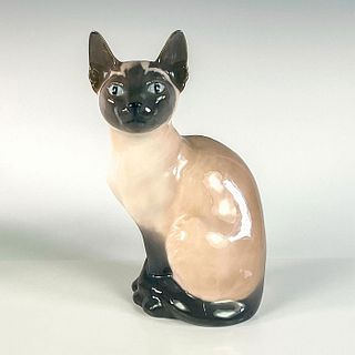 Royal Copenhagen Porcelain Figurine, Siamese Cat