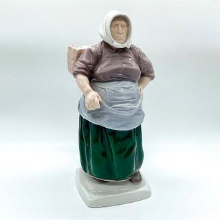 Bing and Grondahl Porcelain Figurine, Fishwife