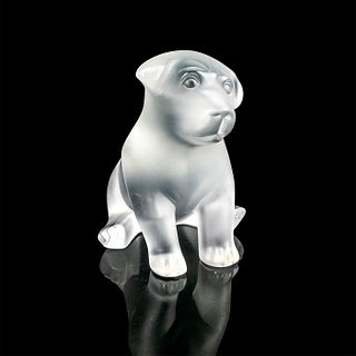 Lalique Crystal Figurine, Labrador Puppy