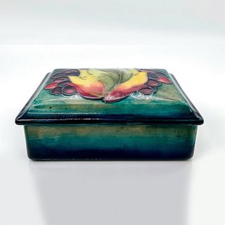 Moorcroft Pottery Lidded Decorative Box, Pomegranate