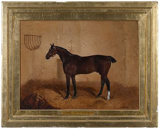 Alfred A. Partridge Equestrian Painting 