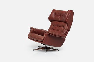 Danish, Swiveling Lounge Chair