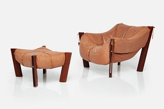 Percival Lafer, Lounge Chair and Ottoman (2)