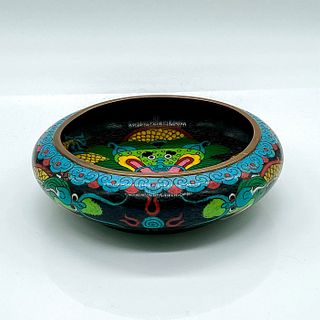 Chinese Cloisonne Dragon Bowl