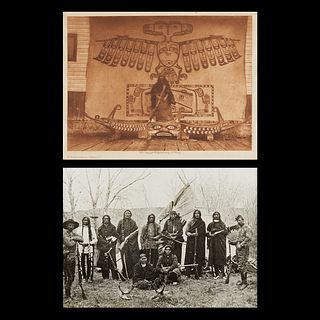 2 Photos of Native Americans - Curtis & Allen
