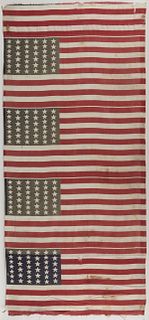 Rare Original 39 Star U.S. Flag ca. 1876-1889