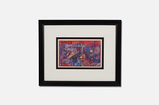 Keith Haring + Norton, 'Space Invaders' Drawing