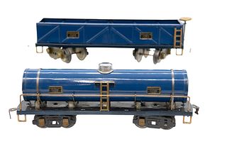 American Flyer Blue Carriages Lot of 2