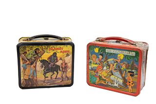 Flintstones and Planet of the Apes Lunch Boxes