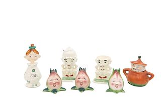 Assorted Anthropomorphic Salt and Pepper Shakers