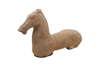 Han Dynasty Style Terracotta Reclining Horse