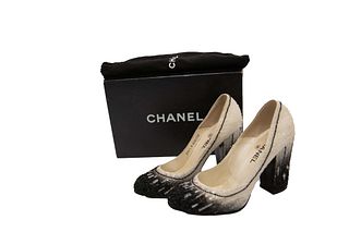 Chanel Sequined Heels