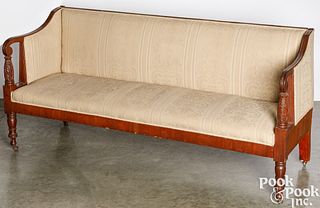 Sheraton mahogany sofa, ca. 1830