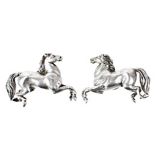 Antique Silver Horse Pins