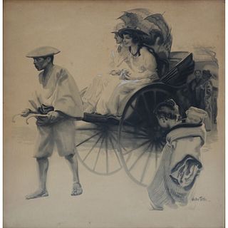 Walter Tittle, American (1883 - 1966) Lithograph