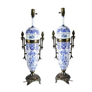 Delft Porcelain Lamps