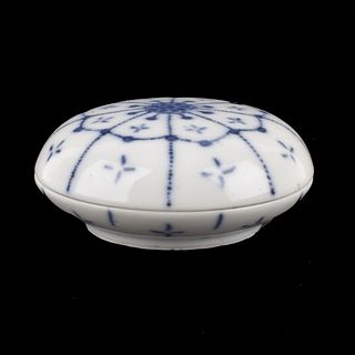 Chinese Blue and White Miniature Porcelain Box