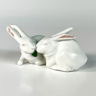 Royal Copenhagen Porcelain Figurine, Rabbits 518
