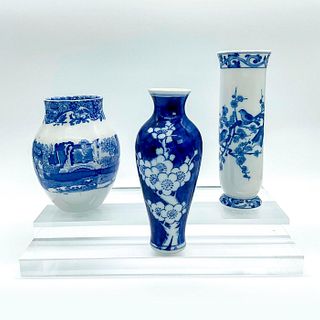 3pc Vintage Copeland Spode Vases